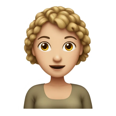 European pregnant woman sticker