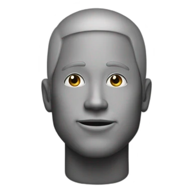 Giga chad black and White  sticker