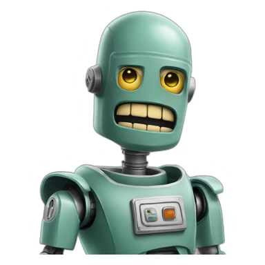 oj simpson bender the robot sticker