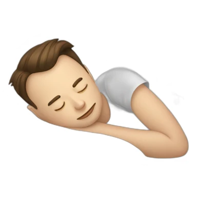 Elon Musk sleep sticker