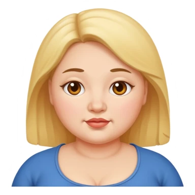 약간 통통한 여자 sticker