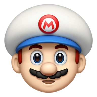 Ein Pudel im aussehen vom SuperMario Universum sticker