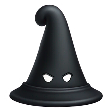 a cool black chess pawn with a wizard hat sticker