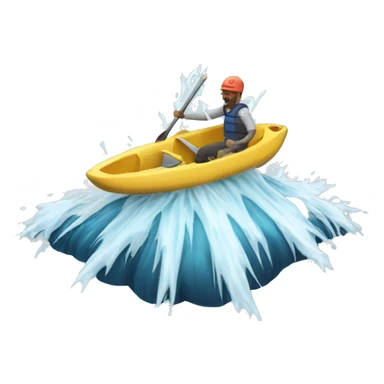 white water spit sticker