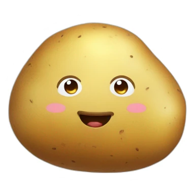 Cute potato sticker