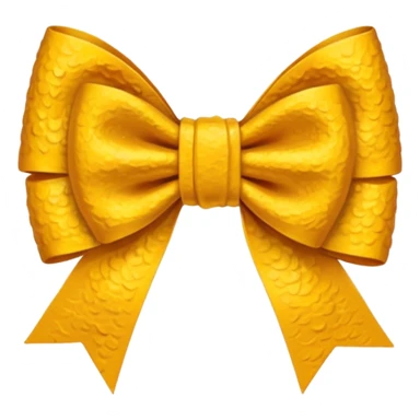 Deep-marigold-sungold-golden-gold-Mustard-yellow bow sticker