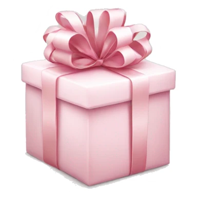 Light pink Christmas gifts under a white Christmas tree  sticker