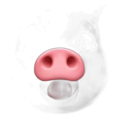 Squealing ing pig sticker