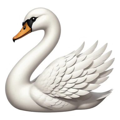 Swan sticker