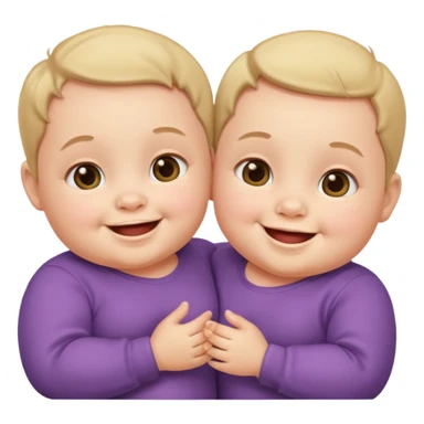 TWIN BABIES sticker