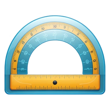 "📏" This emoji is for ruler. Then make an emoji for protractor. Which is real emoji type like the give sticker