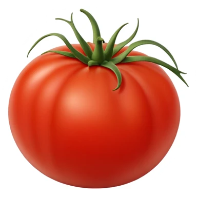ripe juicy red tomato sticker