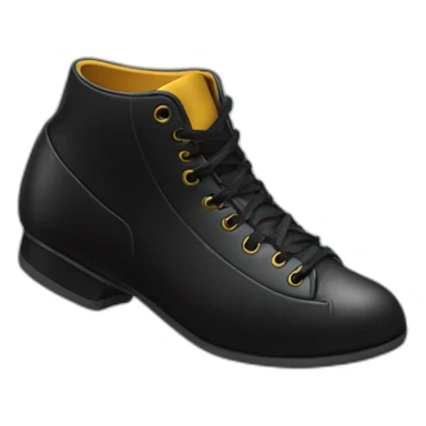 black dancing shoe moonwalk sticker