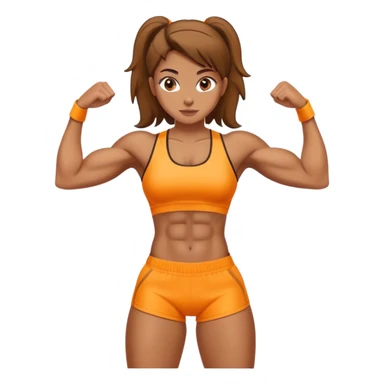 a gym bunny girl sticker