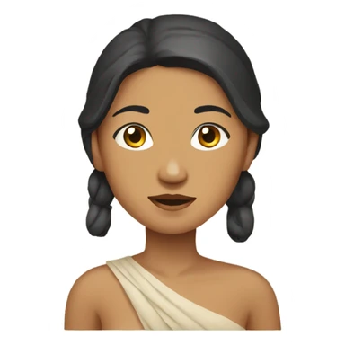 Philippine woman precolonial sticker