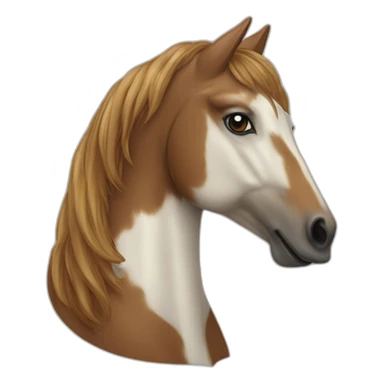 Cheval dauphin sticker