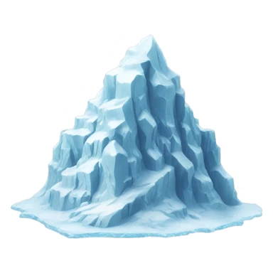 swiss ice mountain sticker