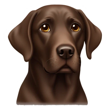 English Chocolate Labrador  sticker