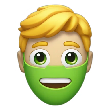 Logotipo impresionante 3d fusionado con WhatsApp y Spotify sticker