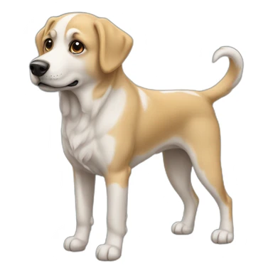Chien sur chiene sticker