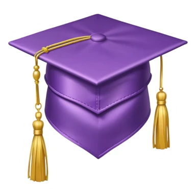 lilac graduation cap sticker