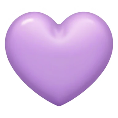 Purple pastel heart sticker