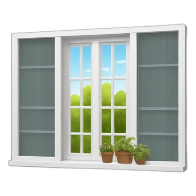 windows and decks for home sticker