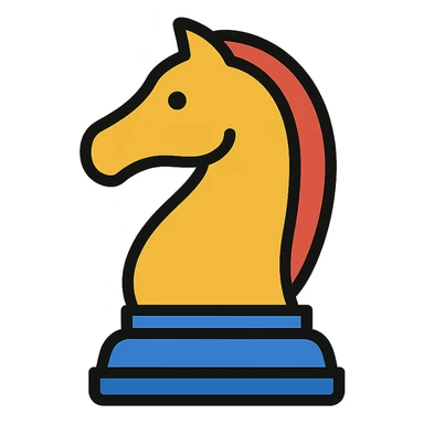 chess knight sticker