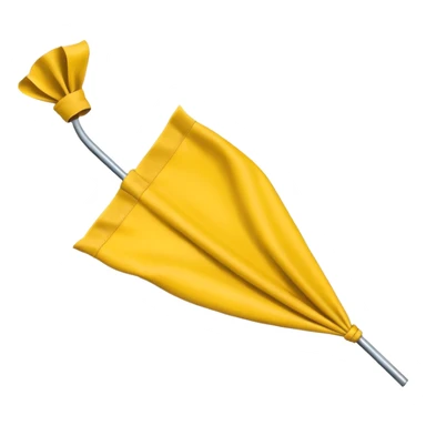 Small NFL penalty flag sticker