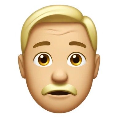 confused with sweat drops sticker