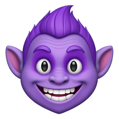 Troll emoji sticker
