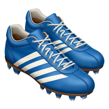 blue american football shoes sticker