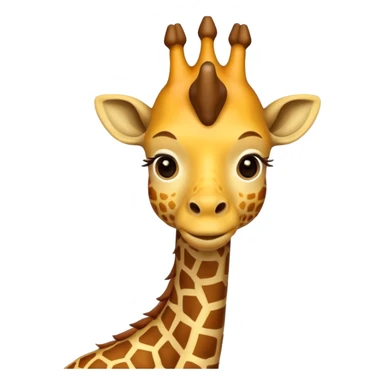 king giraffe sticker