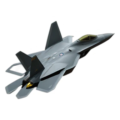 F-22 raptor rear view sticker