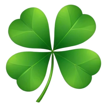 Four leaf clover  sticker