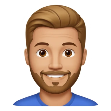 Marcus Patrick Osbourne, Male Actor and Model (b.1974) with goatee beard sticker