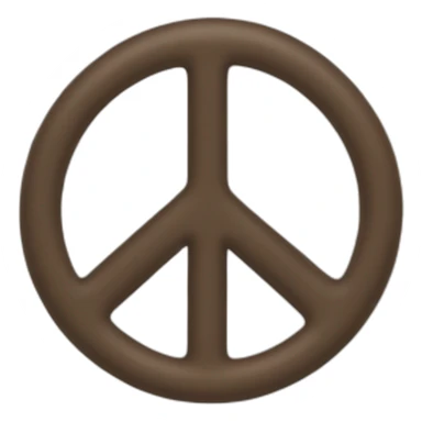 two sideways peace signs sticker