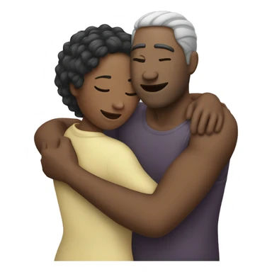 Man hug woman  sticker