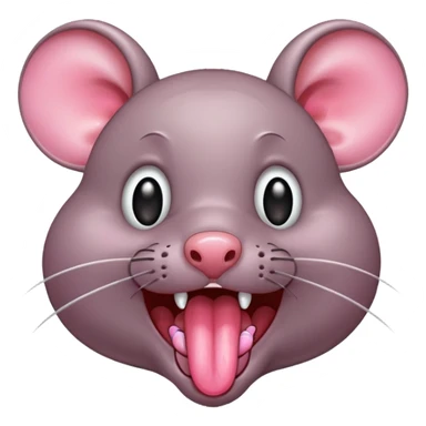 Rat drooling meme sticker sticker