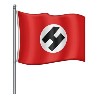 nazi flag sticker