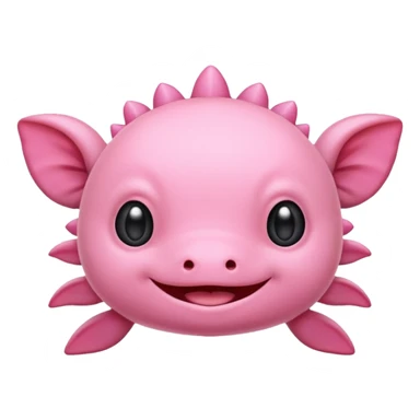 Axolotyl emoji sticker