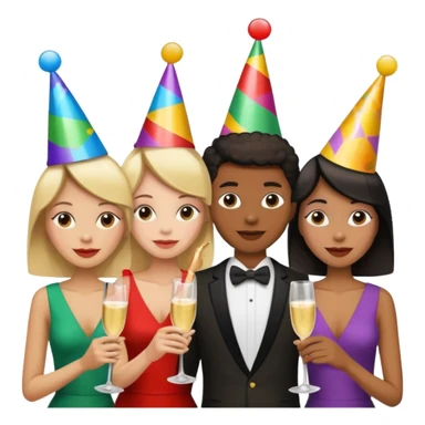 A partir de celle image cree une version pareil mais joyeux  sticker