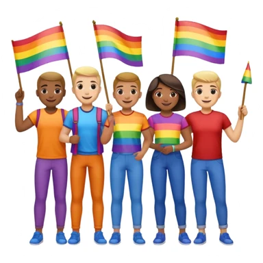 Gay pride sticker