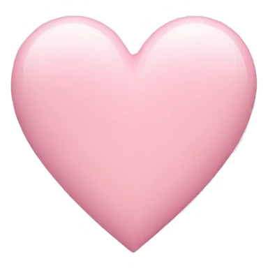 Pastel pink heart sticker