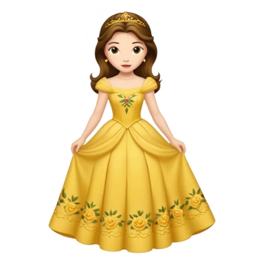princess belle sticker
