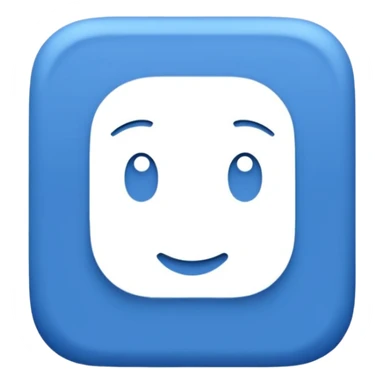 create  " MA " IN SQUARE SHAPE BLUE BACKGROUND sticker