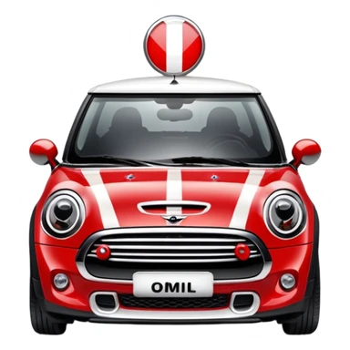 Mini Cooper logo sticker