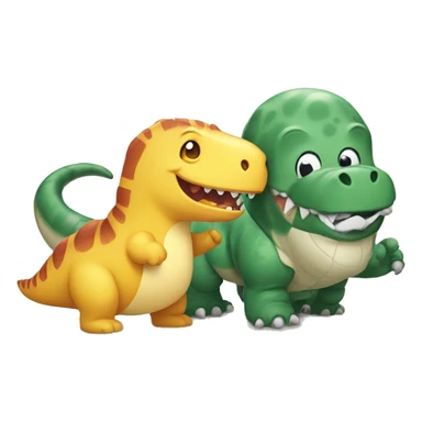 Kakao with a dino sticker