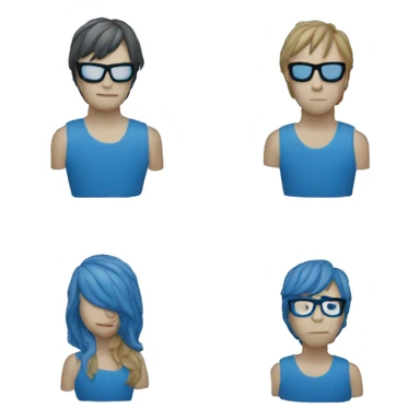 weezer blue album sticker