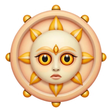 Ritual piercings embedded in pale flesh forming occult pattern sticker